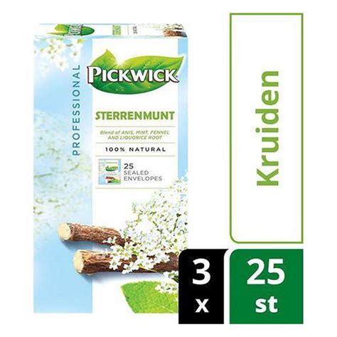 Pickwick Professional Sterrenmunt Thee X Stuks Pickwick Inkt Nl