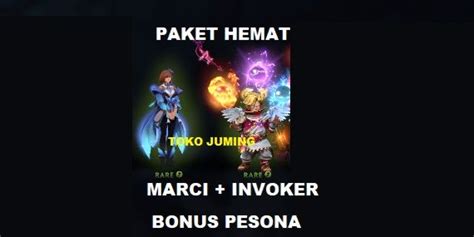 Buy Item Gift Paket Set Rare Marci Invoker Bonus Pesona Bocah