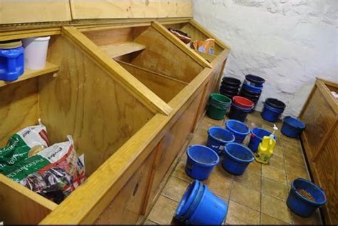 Love These Feed Storage Spaces Would Want Sliding Lids For These Bins