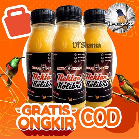 Jual Nektar Kolibri Singa Prabu 120 Ml Nektar Kolibri Pakan Harian