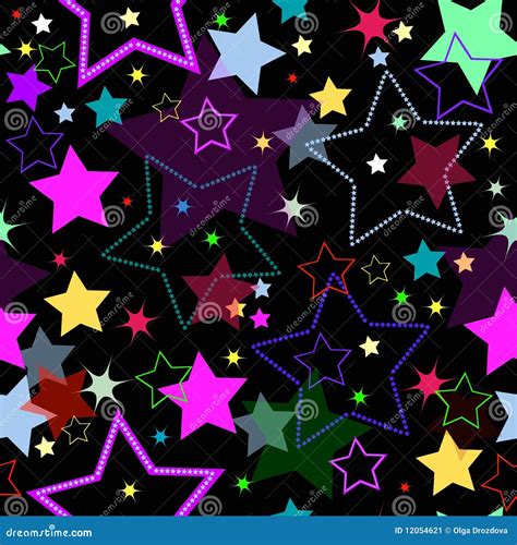 Fondo Incons Til Con Las Estrellas Vector Ilustraci N Del Vector