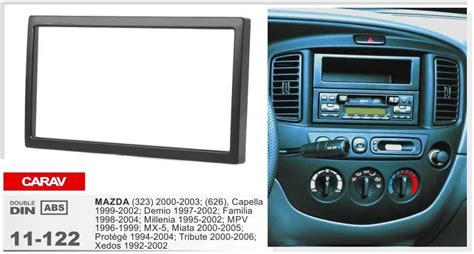 CARAV 11 122 Top Quality Radio Fascia For MAZDA 323 626 Familia MPV