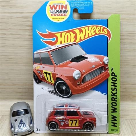 Jual Hot Wheels Morris Mini Merah Shopee Indonesia