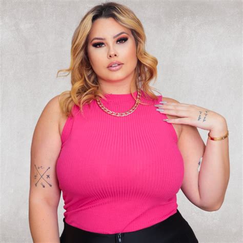 Regata Ribana C Gola Alta Em Malha Canelada Plus Size Moda Grande Blusa