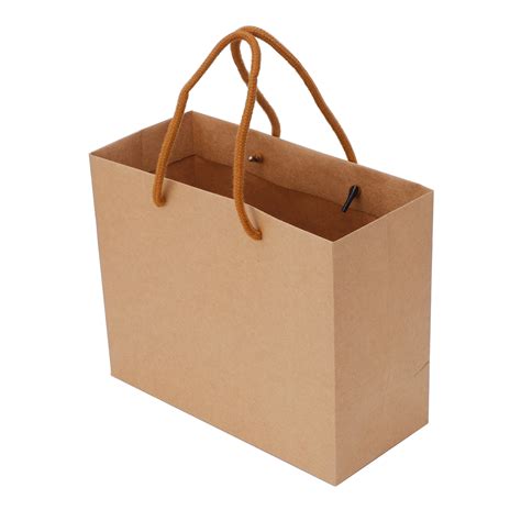 Pcs Kraft Paper Shopping Carry Bag Mm Stanley Packaging