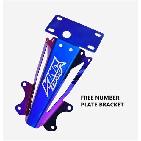 Y16ZR TITANIUM REAR FENDER BRACKET KING DRAG EKOR MUDGUARD EXCITER