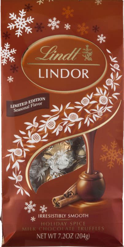 Lindt Lindor Holiday Spice Milk Chocolate Truffles Lindt 37466054957