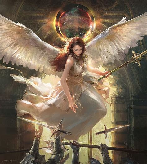 Mazert Young Women Artwork Wings Angel Fantasy Art Fantasy Girl