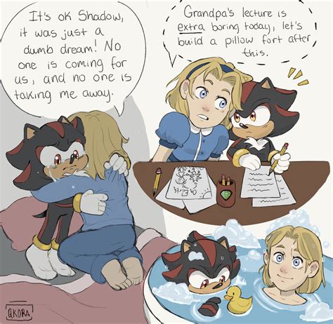 maria and baby shadow - Shadow The Hedgehog Fan Art (44352091) - Fanpop ...