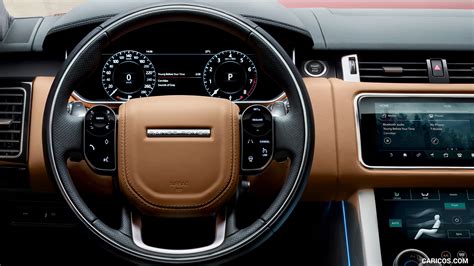 2018 Range Rover Sport - Interior, Steering Wheel | HD Wallpaper #17