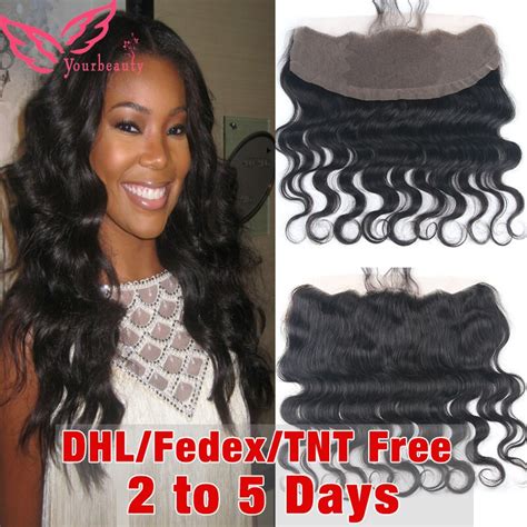 7a Brazilian Lace Frontal Closure 13x4 With Free Shipping Virgin Human