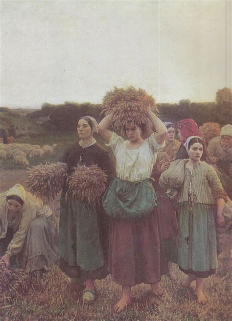 Detail From Jules Breton The Recall Of The Gleaners 2d Art