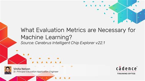 What Evaluation Metrics Are Necessary For Machine Learning Youtube