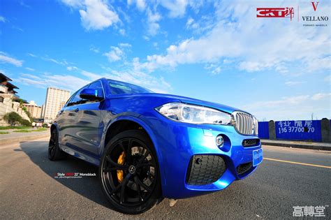 Electric Blue BMW X5 Gets a Revised Face with Chrome Grille — CARiD.com ...