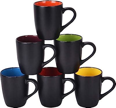 Vivimee Pack Ceramic Coffee Mug Sets Ounce Large Coffee Mugs