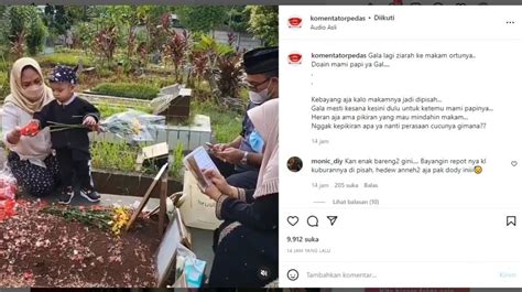 Gala Sky Andriansyah Ke Makam Vanessa Angel Dan Bibi Andriansyah