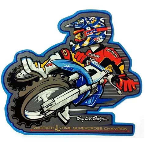 Troy Lee Designs Jeremy Showtime Mcgrath Sticker Chain Reaction Cycles