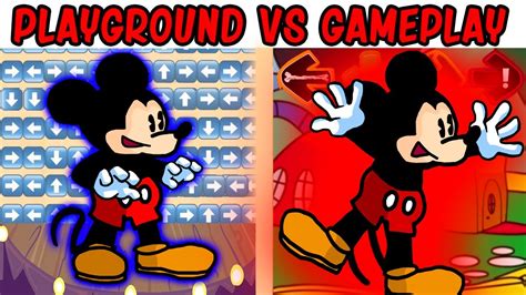 Fnf Character Test Gameplay Vs Playground Mickey Mouse Mokey