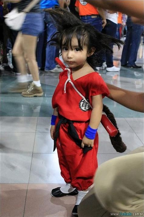 13 melhores cosplays infantis para você vomitar arco íris Enfant goku