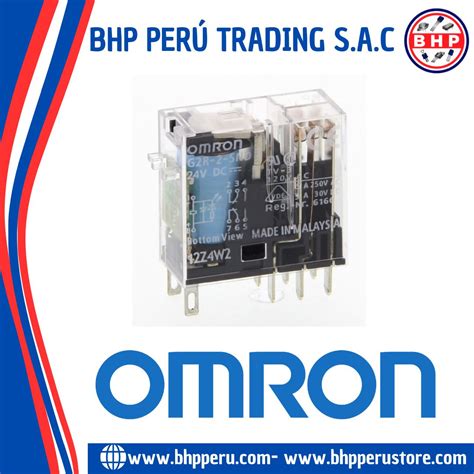 G2R 2 SND DC24 S OMRON RELAY USO GENERAL DPDT 5A 24VDC 8 PINES BHP