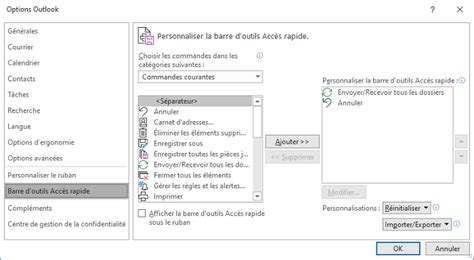 Comment Ajouter Des Commandes La Barre Doutils Acc S Rapide Dans