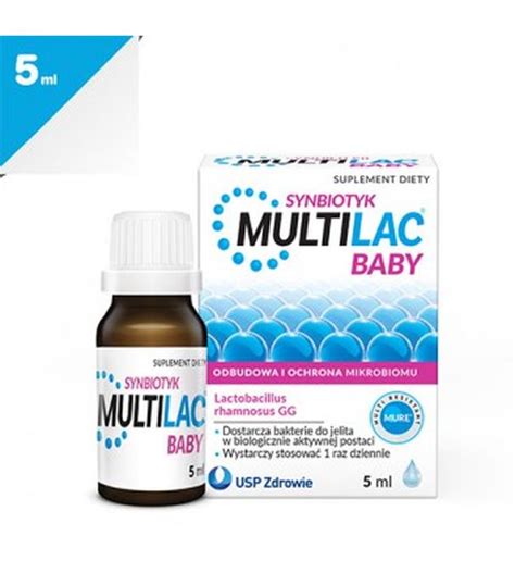 Multilac Baby Synbiotyk Krople Ml Probiotyk Dla Dzieci W Kroplach