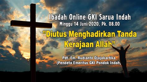 Ibadah Online 14 Juni 2020 Youtube