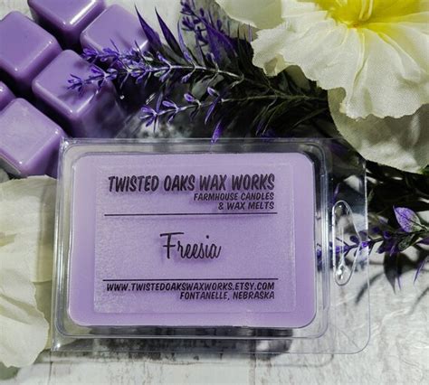 Freesia Wax Melt Sweet Smell Of Freesia Floral Scent Soy Etsy