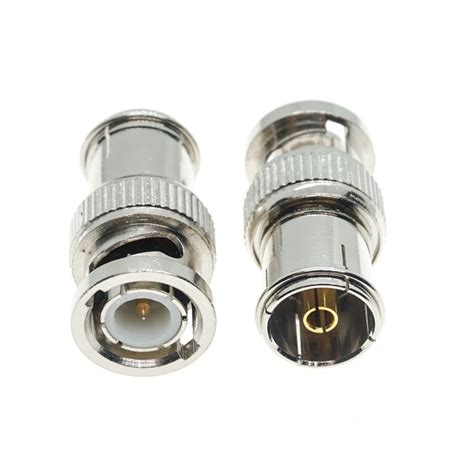 1X BNC Male Plug To PAL IEC DVB T TV Female Jack Straight Connector