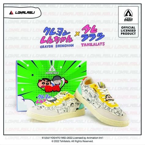 Jual Aerostreet X Crayon Shinchan Tahilalats Sepatu Sneakers Casual