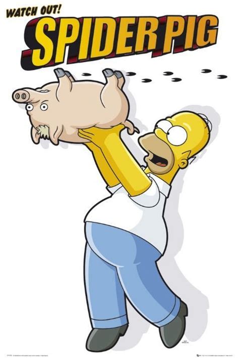 THE SIMPSONS MOVIE - spider pig Poster | Sold at Abposters.com