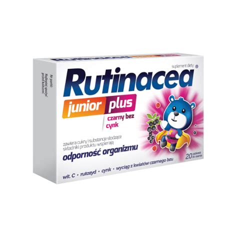 Rutinacea Junior Plus Tabletki Do Ssania Szt