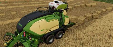 LS22 Krone Big Pack 1290 HDP VC Claas Quadrant 5300 FC V 1 0 Pressen