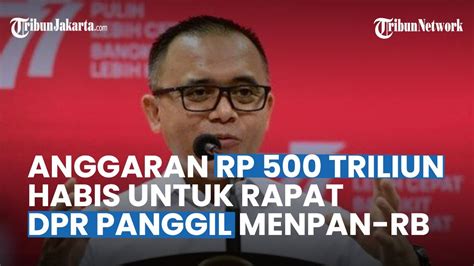 Anggaran Kemiskinan Rp Triliun Habis Untuk Rapat Dpr Segera