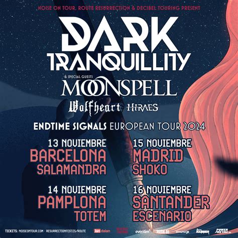 Nueva Gira Route Resurrection Dark Tranquillity Con Moonspell