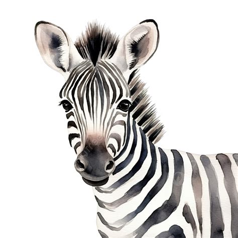 Aquarela De Zebra Fofa Png Cavalo Zebra Aquarela Png Imagem Para