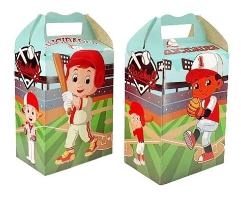 Baseball Cajas Dulceras Art Culos De Fiestas Meses Sin Intereses