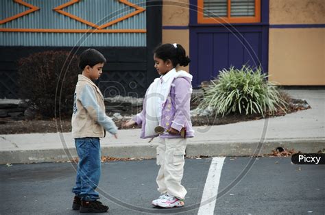 Kids Greeting Each Other