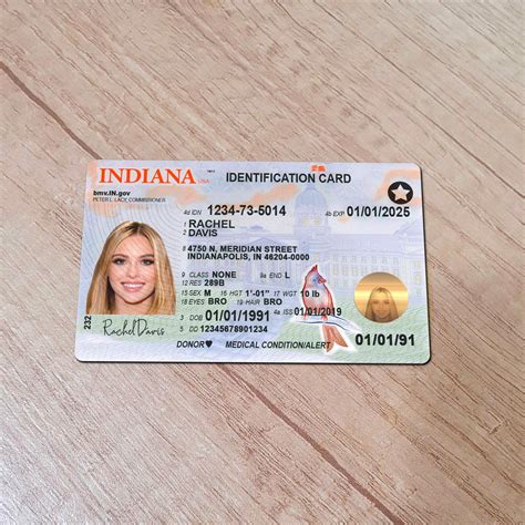 Indiana Driver License PSD Template – Novelty PSD