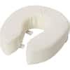 DMI Vinyl Cushion 4 In Round Front Toilet Seat In White 520 1247 1900