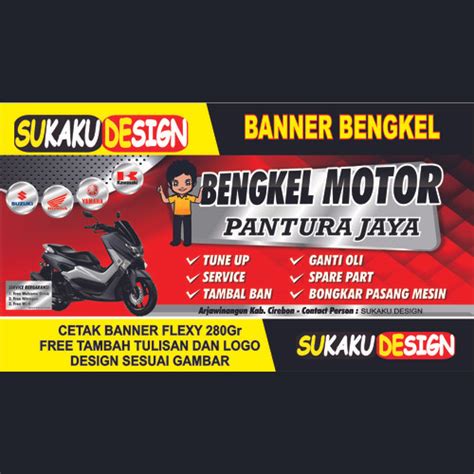 Jual Spanduk Banner Usaha Bengkel Motor Jakarta Selatan