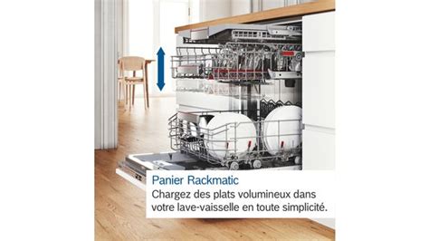 SMV6ZCX22E Lave vaisselle tout intégrable Bosch Electroménager FR