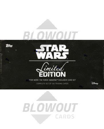 Topps Star Wars The Force Awakens Limited Edition Set Box