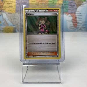 SHIPS SAME DAY Pokemon Card Shauna 111 124 Trainer Supporter 2016 TCG