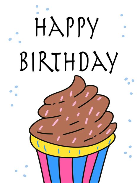 funny birthday card for children 23522554 Vector Art at Vecteezy