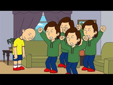 Funny GoAnimate Videos Caillou Clones Boris Quadruple Grounded TV