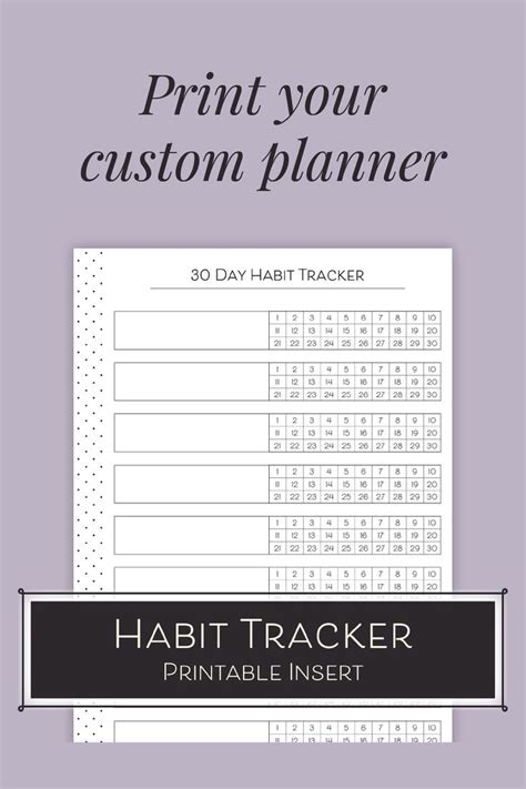 Printable Habit Tracker Monthly Is Available To Download And Print Now