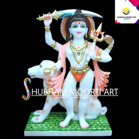 Painted Hindu Marble Bhairav Statue For Worship At Rs 12500 In Jaipur