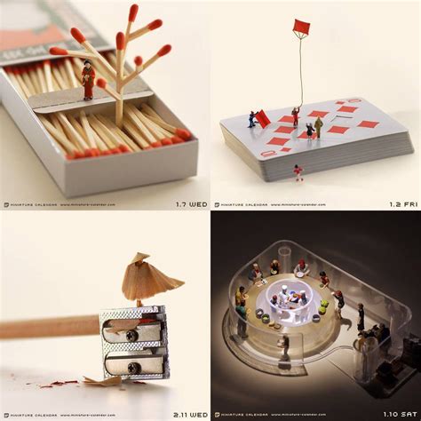 Highlights From Artist Tatsuya Tanakas Daily Miniature Photo Project