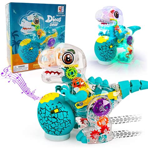 Duewry Dinosaur Toys, Dinosaur Toys for Kids 3-5, Walking Dinosaur Toys ...